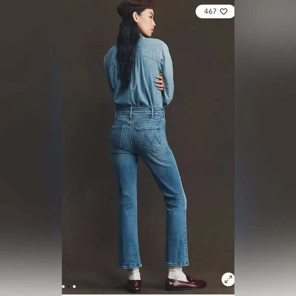 MOTHER jeans the hustler ankle mid rise size 27 NWT - Picture 4 of 16